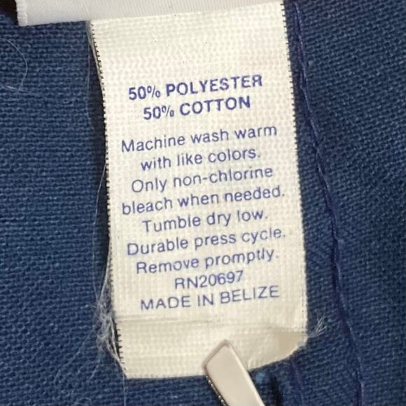 DICKIES Coveralls Mens 42 Tall/L Navy-Blue Long-Sleeve Zip Collared Cotton - Picture 4 of 16